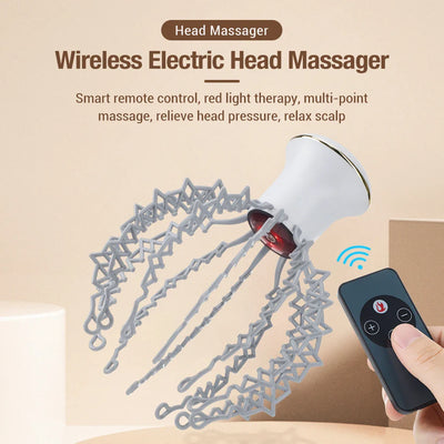 Wireless Electric Head Massager - 12 Claws - USATRENDZ
